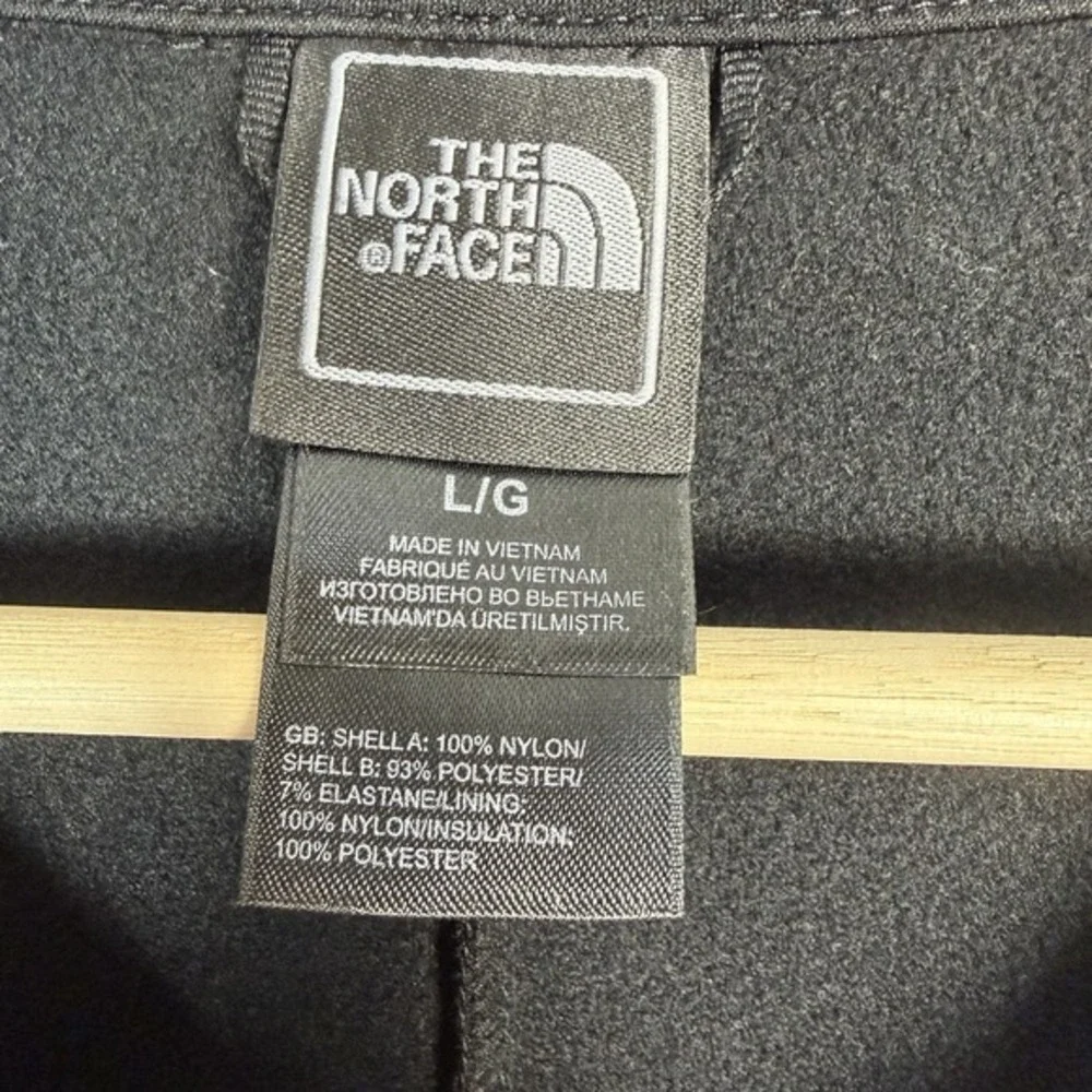 The‎ North Face Men's Size L Lightweight Puffer Coat Jacket Primaloft Red Black